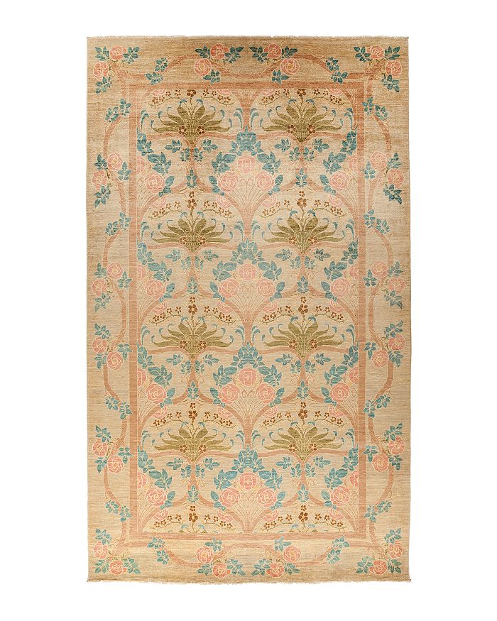 Bloomingdale's Solo Rugs Arts & Crafts Rodez Hand-knotted Area Rug, 8'0 X 13'10 In Green