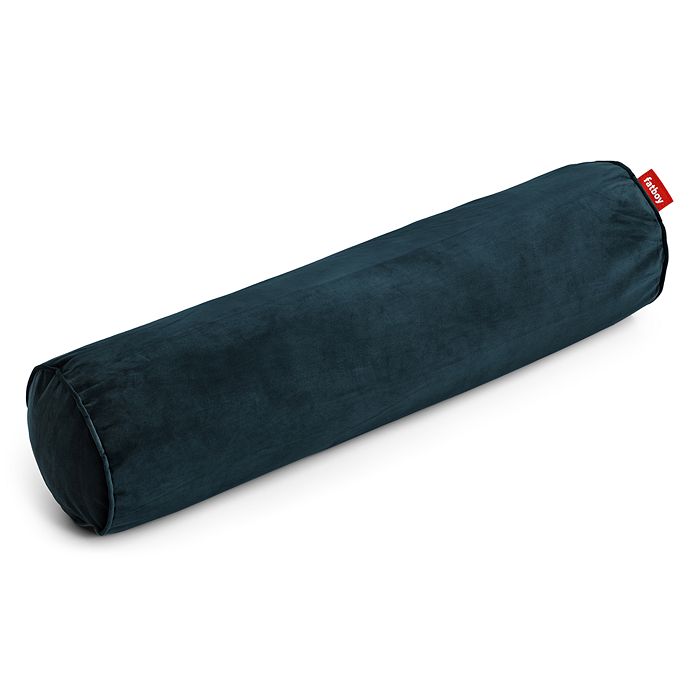 Fatboy Velvet Pillow Rolster Cushion, 30 X 8 In Petrol Blue