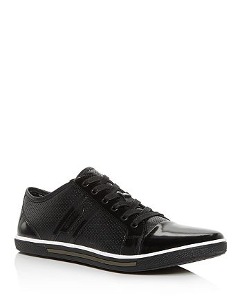Kenneth Cole Men's Down N Up Perforated Leather Low-Top Sneakers ...