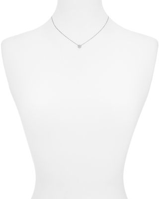 Small Circle Pendant Necklace, 14"