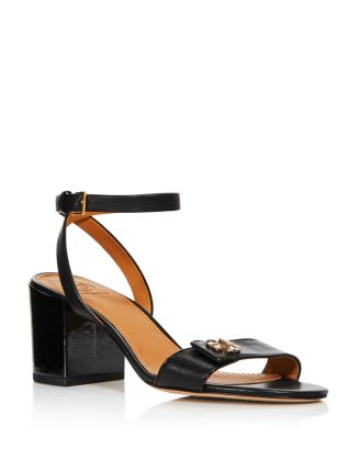 Tory Burch Kira Quilted Leather Ankle-Strap Sandals