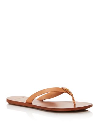 Tory Burch Women's Manon Leather Thong Sandals | Bloomingdale's