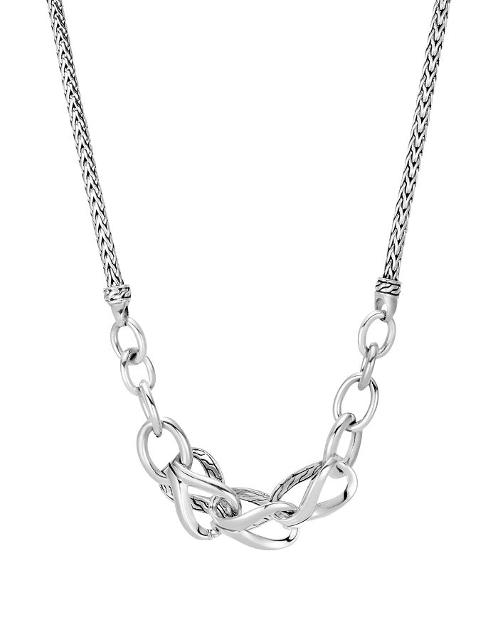 JOHN HARDY STERLING SILVER CLASSIC CHAIN ASLI LINK NECKLACE, 18,NB90122X16-18