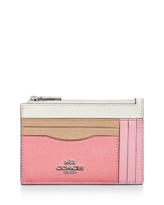 coach card case colorblock