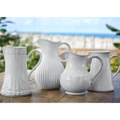 White Pearl Pitcher