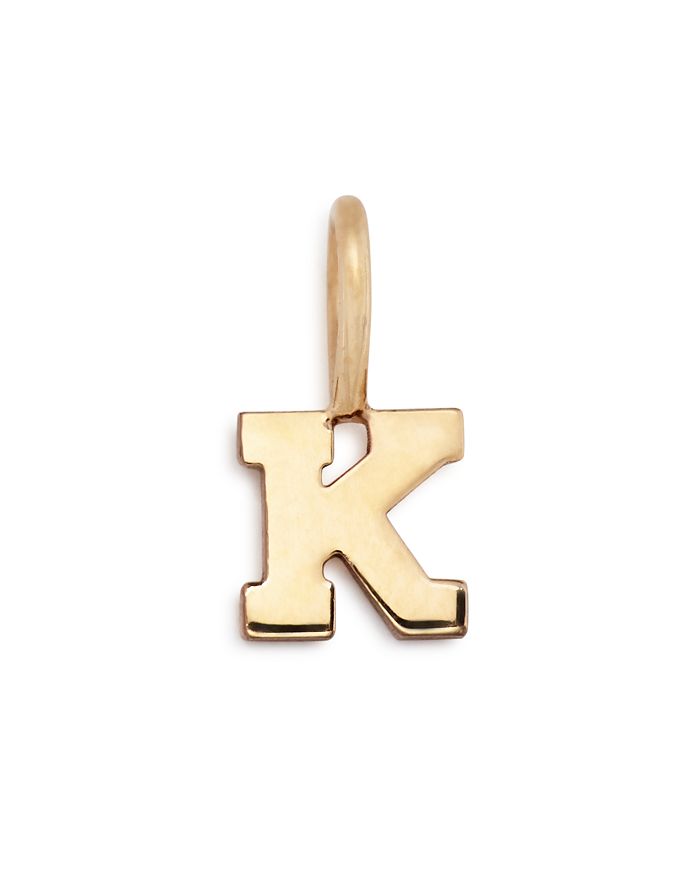 Zoë Chicco 14k Yellow Gold Initial Charm In K/gold