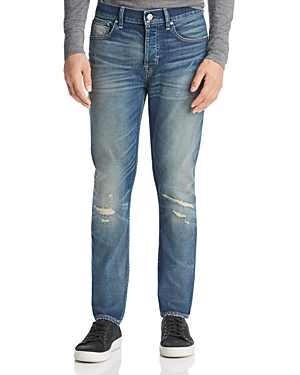 Hudson Men's Axl Medium-wash Ripped Skinny Jeans In Mndd