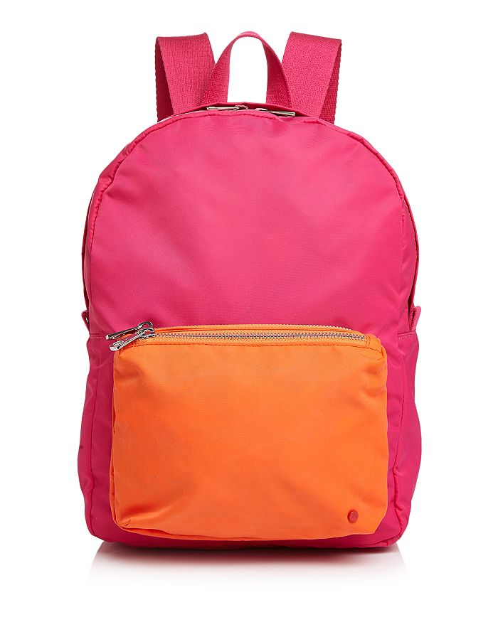 Pink Colorblock Status Small Backpack