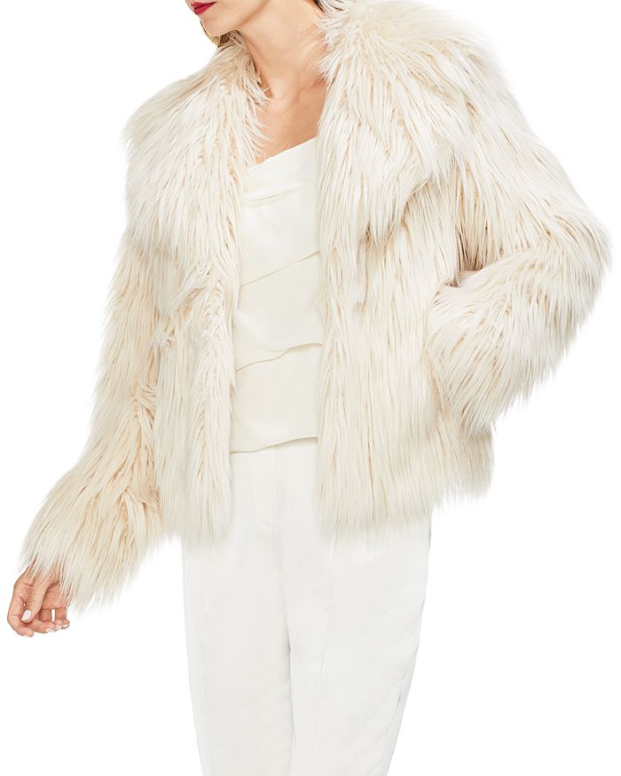 VINCE CAMUTO Faux-Fur Jacket | Bloomingdale's