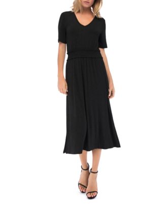 B Collection by Bobeau Simone Smocked-Waist Dress | Bloomingdale's