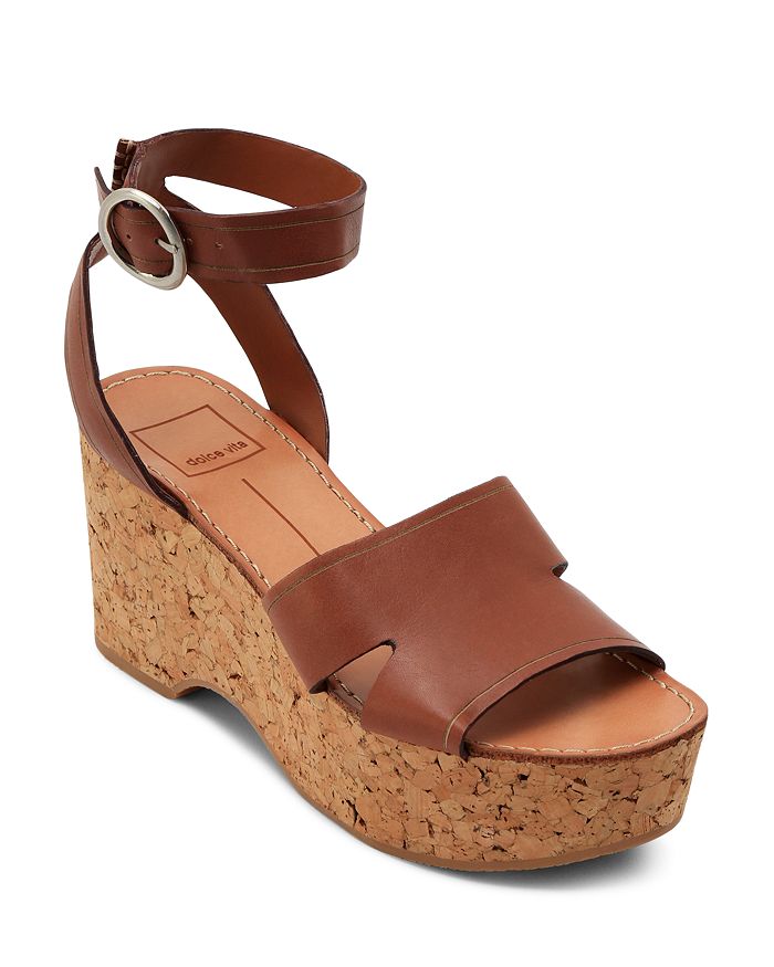 Dolce vita cork wedge sandals shop