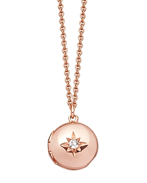 ASTLEY CLARKE BIOGRAPHY LOCKET NECKLACE IN 18K GOLD-PLATED STERLING SILVER, 18K ROSE GOLD-PLATED STERLING SILVER O,41025RNON