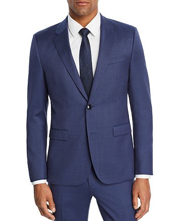 HUGO Astian Micro-Birdseye Slim Fit Suit Jacket | Bloomingdale's
