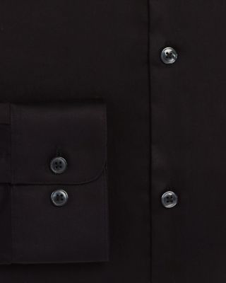 black dress shirt with design