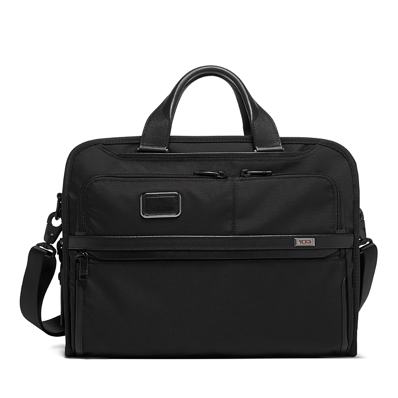 Tumi Alpha 3 Organizer Portfolio Brief In Black