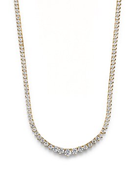 Bloomingdale's - Certified Diamond Tennis Necklace in 14K Yellow Gold, 10.0 ct. t.w. - 100% Exclusive