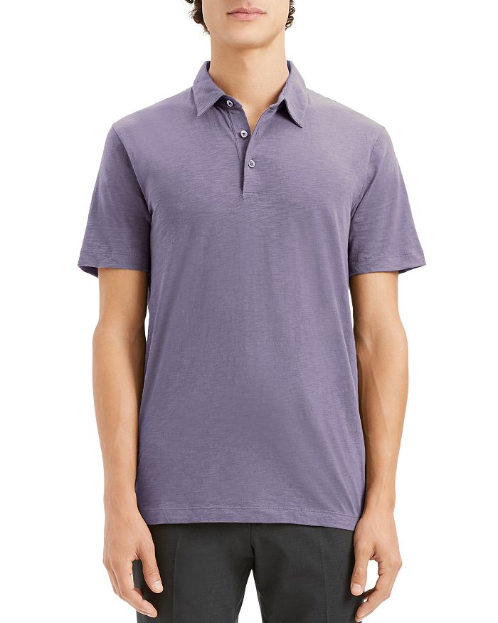 Theory Bron Regular Fit Polo Shirt - 100% Exclusive In Amethyst