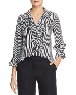karl lagerfeld ruffle blouse