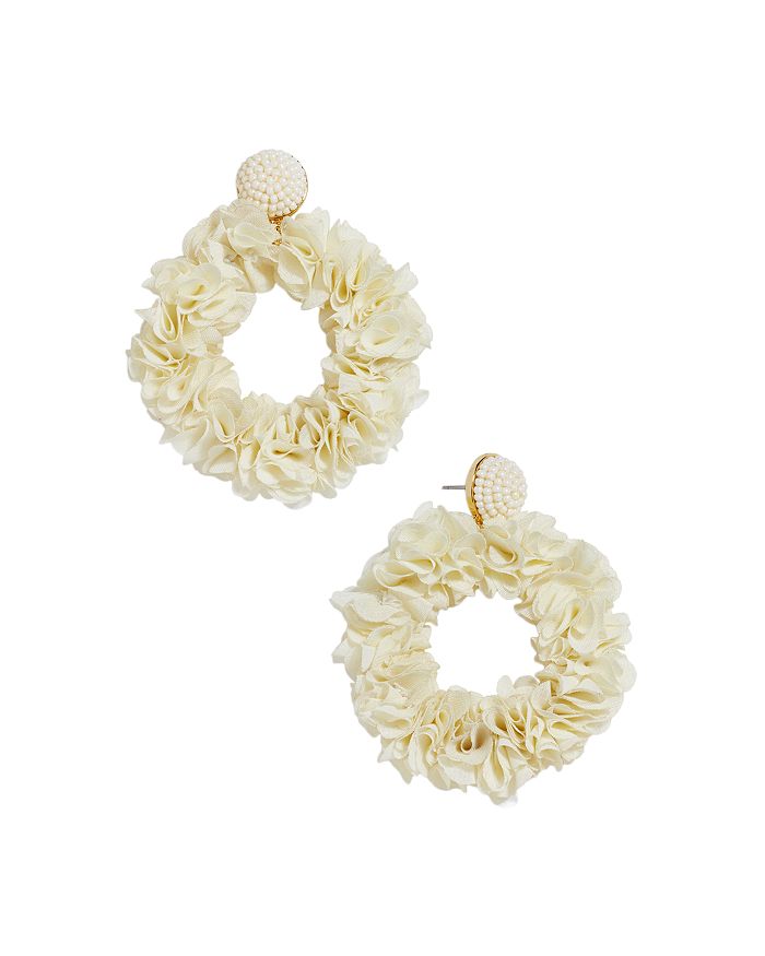 Baublebar white flower earrings top