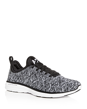 Apl Athletic Propulsion Labs Techloom Phantom Running Sneakers In Black/white