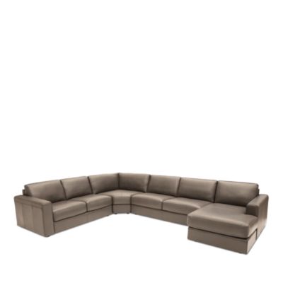 Greyson 4-Piece Leather Sectional