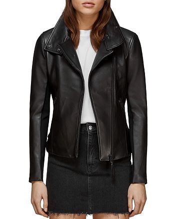 Mackage Sandy Moto Leather Jacket | Bloomingdale's