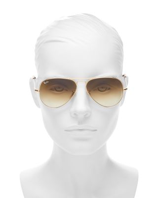  Original Brow-Bar Aviator Sunglasses, 58mm