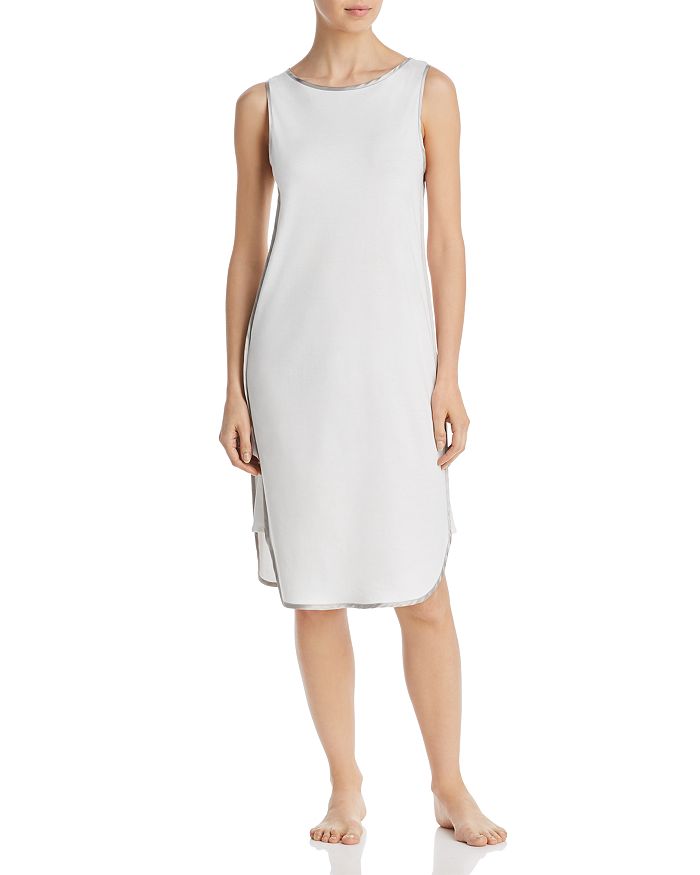 Hanro Nela Tank-top Short Nightgown In Off White