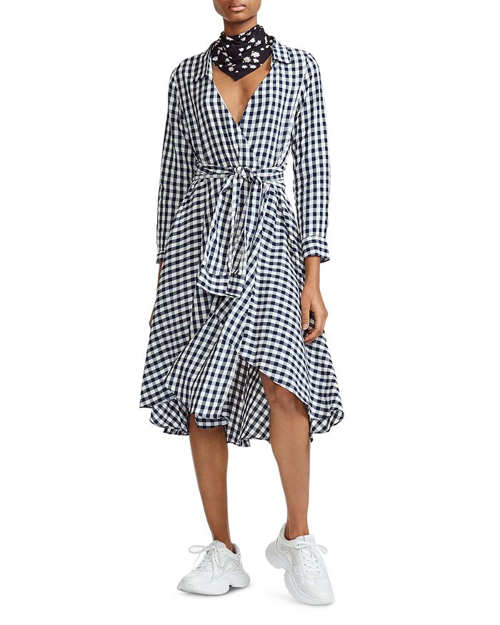 Maje cheap gingham dress