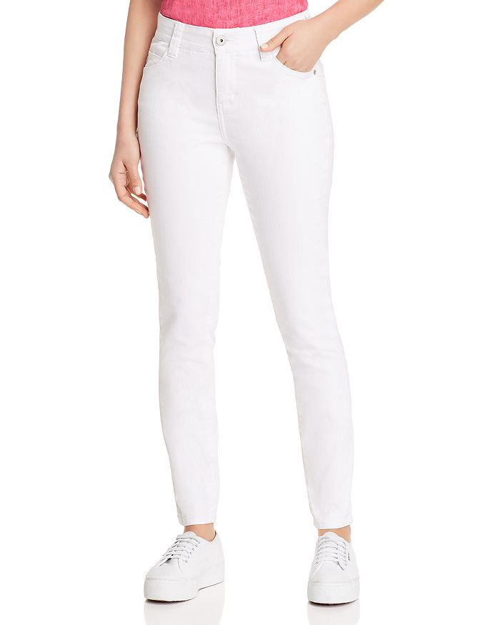 JAG JEANS CECILIA HIGH-RISE SKINNY JEANS IN WHITE,J2607552