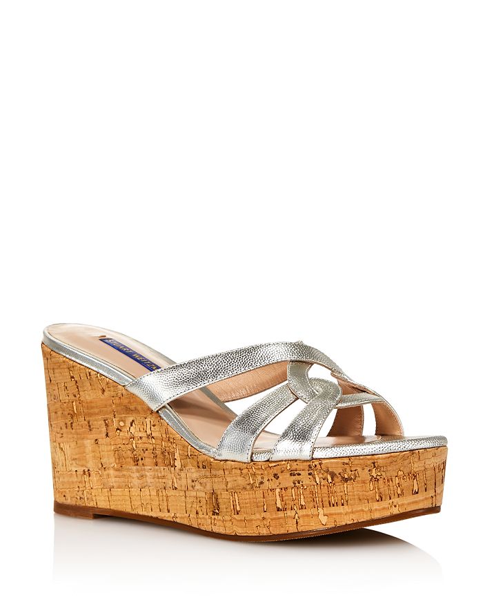 Stuart Weitzman Women s Cadence Wedge Sandals Bloomingdale s