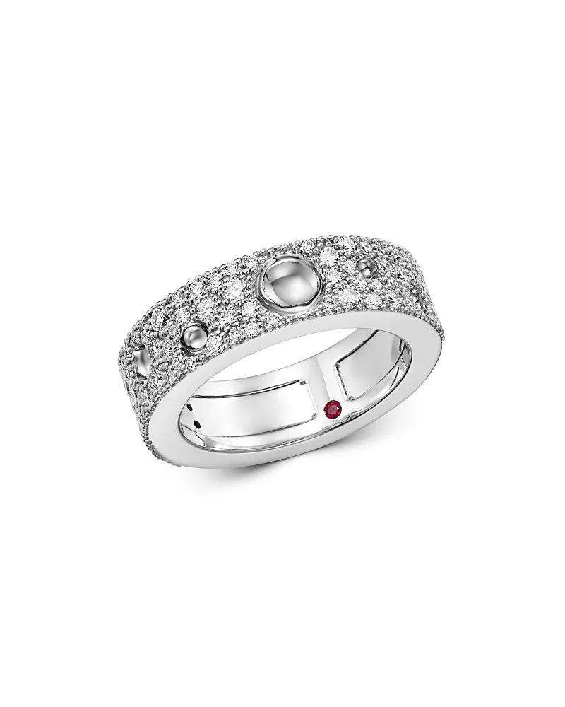 Roberto Coin 18K White Gold Pois Moi Luna Diamond Ring