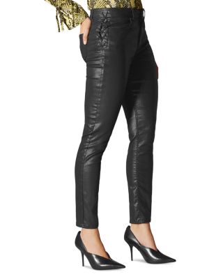 karen millen coated skinny jeans