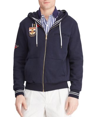 ralph lauren double knit graphic hoodie