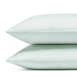 Matouk Luca Satin Stitch Standard Pillowcase, Pair In Pool