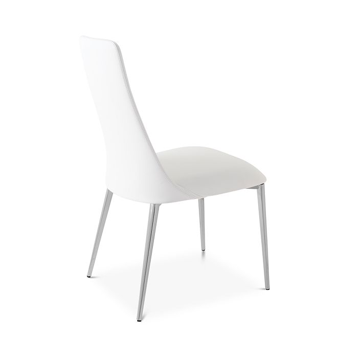 Shop Calligaris Etoile Chair In White Leather
