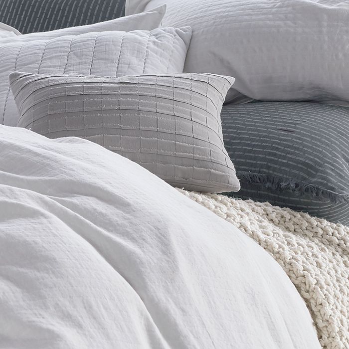 Shop Dkny Pure Comfy Duvet Cover, King In White