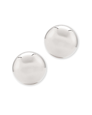 Bloomingdale's Small Ball Stud Earrings in 14K White Gold - 100% Exclusive