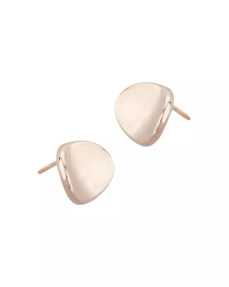 Bloomingdale's Fine Collection Small Disk Stud Earrings in 14K Rose Gold