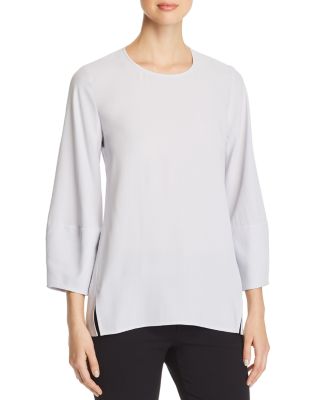 Eileen Fisher - Lantern-Sleeve Silk Tunic