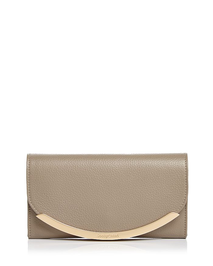 SEE BY CHLOÉ SEE BY CHLOE LEATHER CONTINENTAL WALLET,9P7582-P349