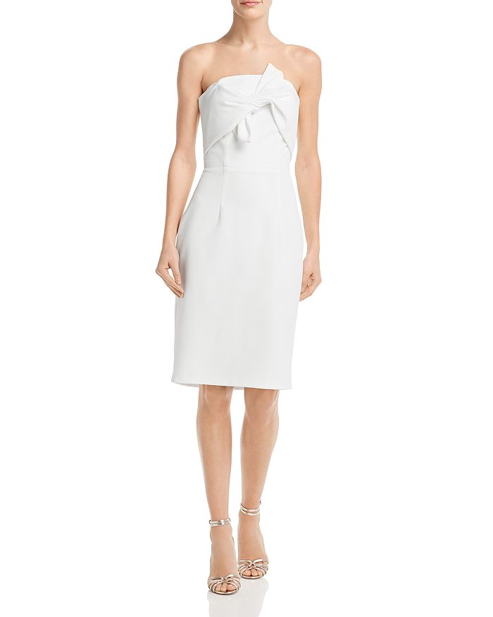 Aqua Strapless Twist-front Dress - 100% Exclusive In White