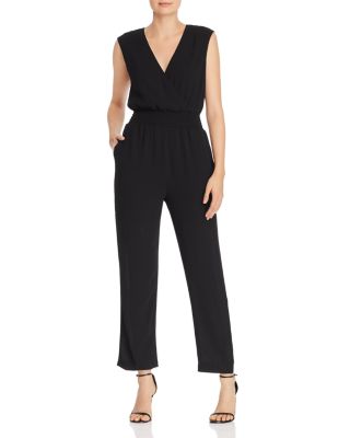 smocked waist jumpsuit