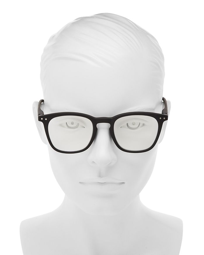 Izipizi Collection E Square Blue Light Glasses, 47mm In Black