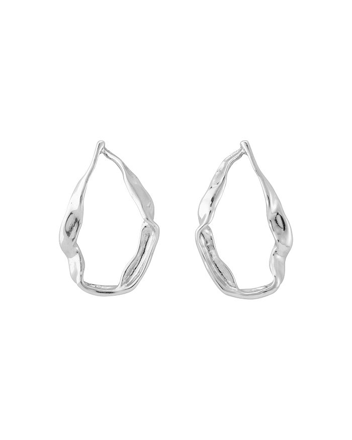 Uno De 50 Tide Drop Earrings In Silver