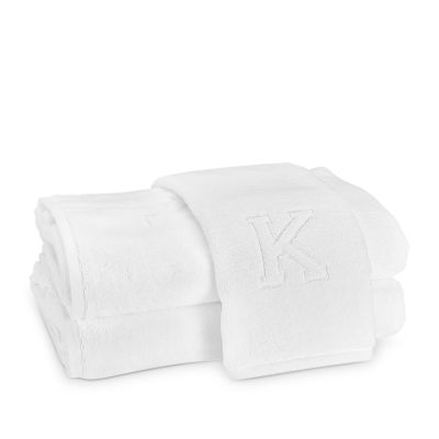 Matouk Auberge Monogrammed Letter Towel Collection - Hand Towel, K