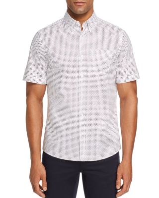 michael kors short sleeve button down