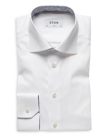 Eton Paisley Contrast Slim Fit Dress Shirt | Bloomingdale's