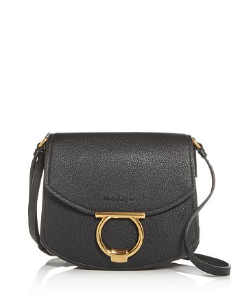 Salvatore Ferragamo Margot Leather Shoulder Bag | Bloomingdale's