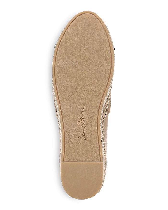 SAM EDELMAN WOMEN'S KRISSY LEATHER ESPADRILLE FLATS